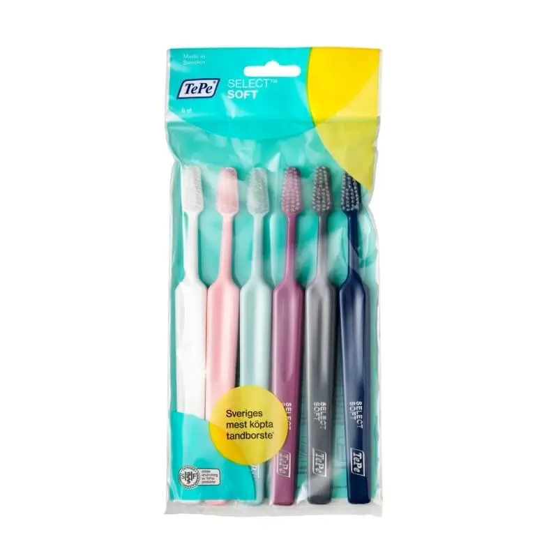 TePe Select Soft Toothbrush 6 pcs